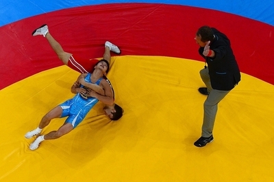 松本が銅メダルを獲得、レスリング男子グレコローマン60キロ級