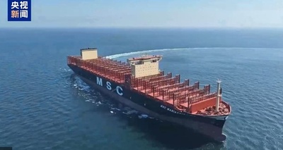 世界最大のB型LNG燃料タンク搭載の1万6000TEU級コンテナ船が中国で引き渡し