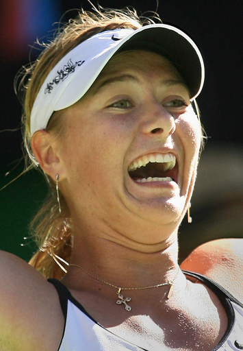 ＜テニス 07全豪オープン＞女子シングルス、シャラポワ 初の全豪決勝進出を果たす - オーストラリア