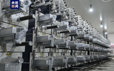 中国初のラージトウ炭素繊維生産ライン、設備の設置が完了 