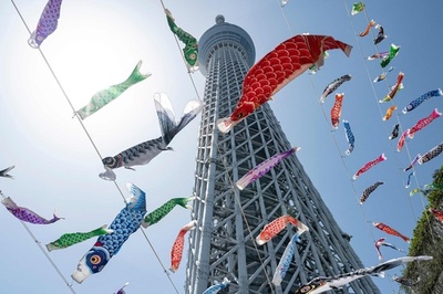 'Koinobori' windsocks mark Children’s Day in Japan