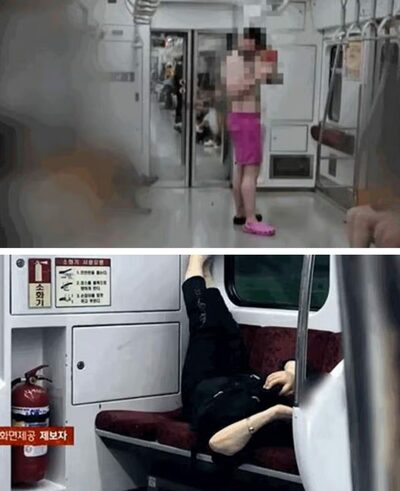 韓国・地下鉄でも「失われたマナー」次々…上半身裸だったり、優先席で横になったり