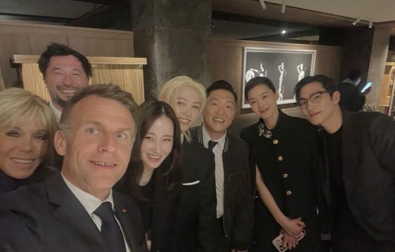 マクロン大統領Instagram(c)NEWSIS