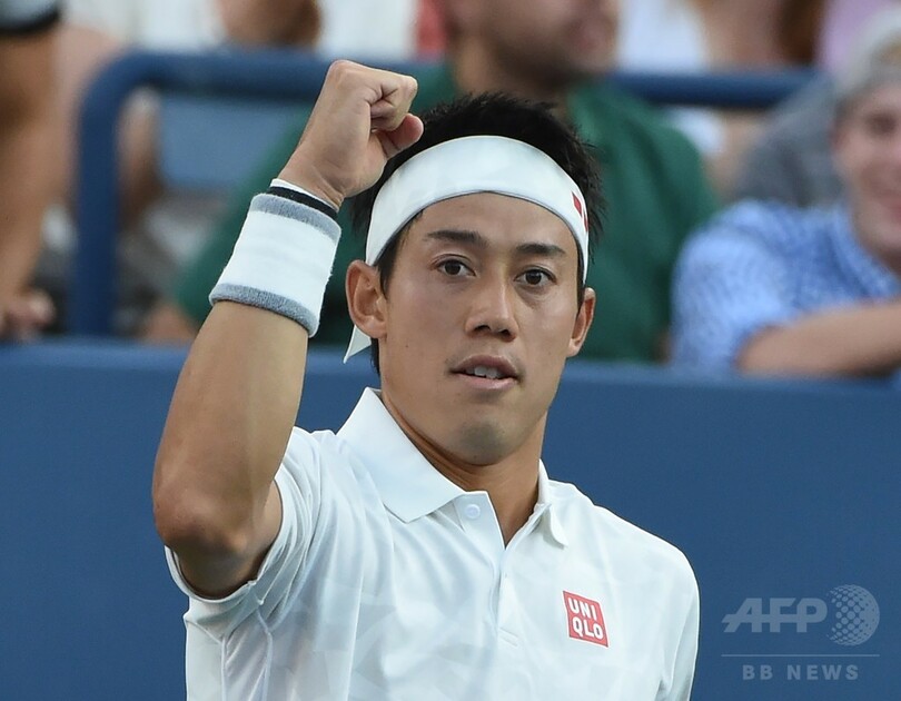 錦織 凡ミスの数を抑えカルロビッチを圧倒 全米ベスト8入り 写真24枚 国際ニュース Afpbb News