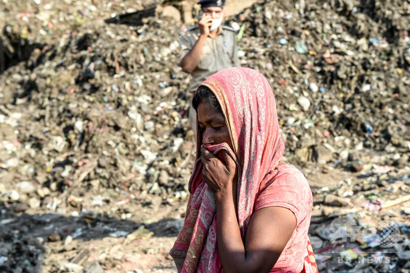 ごみ山の下敷きになった「くず拾い」の印少女、遺体で発見