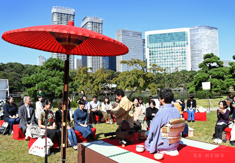 大都会のオアシスで茶席を堪能 東京大茶会 開催 写真17枚 国際ニュース Afpbb News