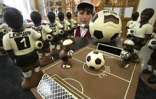 ドイツの特製チョコでサッカー欧州選手権を応援 写真4枚 国際ニュース