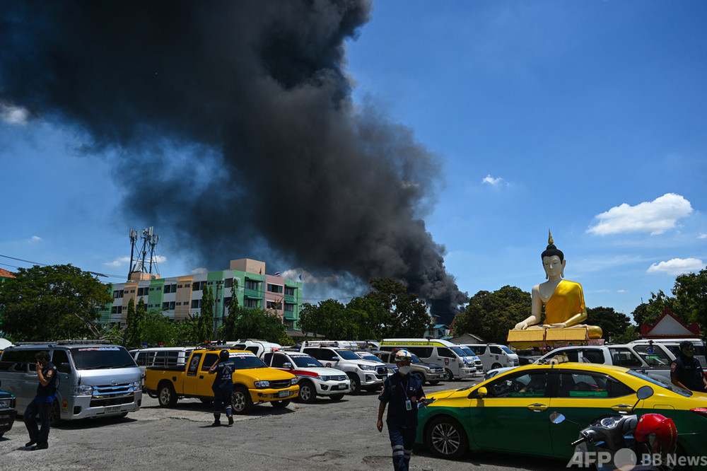 タイ首都郊外の工場で爆発 消防隊員1人死亡、27人負傷