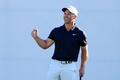 男子ゴルフ米国ツアー、バルスパー選手権最終日。優勝を喜ぶポール・ケーシー（2019年3月24日撮影）。(c)Cliff Hawkins/Getty Images/AFP