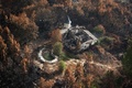 フランス南西部ランディラ近郊で起きた山火事で焼損した建物（2022年7月29日撮影、資料写真）。(c)Thibaud MORITZ / AFP