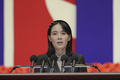 北朝鮮・平壌で演説する金与正朝鮮労働党副部長。朝鮮中央通信（KCNA）提供（2022年8月10日撮影、資料写真）。(c)KCNA VIA KNS / AFP