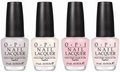 「OPI」ソフトシェードシリーズの新色「ファム ドゥ シルク」（全4色）。各2100円（15mL）。(c)OPI