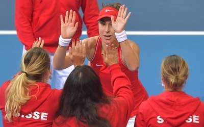 スイスがチェコ下し準決勝へ 豪も4強入り BJK杯