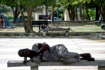 【今日の1枚】予約が必要？日陰のベンチ パキスタン