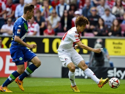 ボルフスブルクとケルンは引き分けに終わる―大迫は先制ゴールを記録