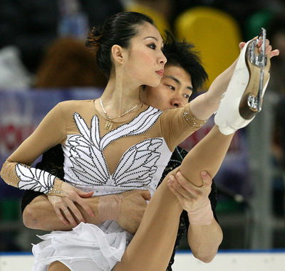 張丹／張昊組 ペアSPで首位に立つ、フィギュアGP第5戦