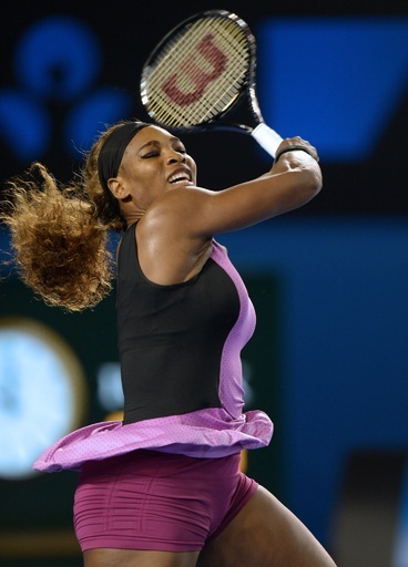 セレーナ、初戦で快勝 全豪オープン