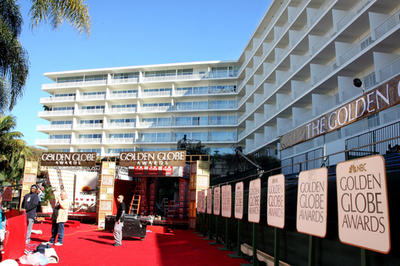 ＜第64回ゴールデングローブ賞＞準備が進む会場の様子 - 米国