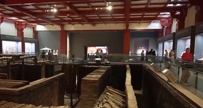 北京郊外  2000年前の西漢墓を改築した大葆台遺跡博物館新館がオープン