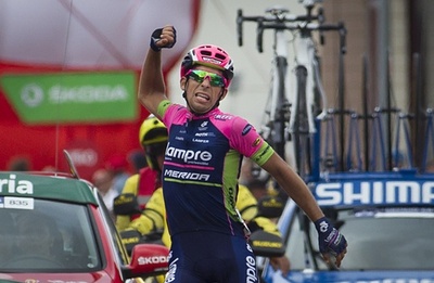 オリヴェイラが独走でブエルタ第13S優勝、ラスト30kmは「人生で一番長かった」