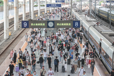 端午節の連休期間、中国の出入国者数は前年比2.7%増加