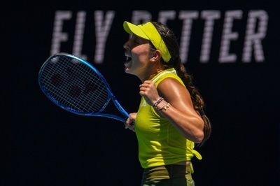 好調ペグラ、スビトリーナ破る番狂わせ 全豪OP準々決勝進出