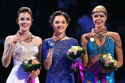 メドベデワが世界フィギュア制す、日本勢は宮原の5位が最高