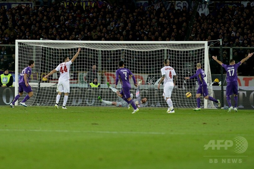 ローマがフィオレンティーナと引き分ける 首位ユーベとの差は7に