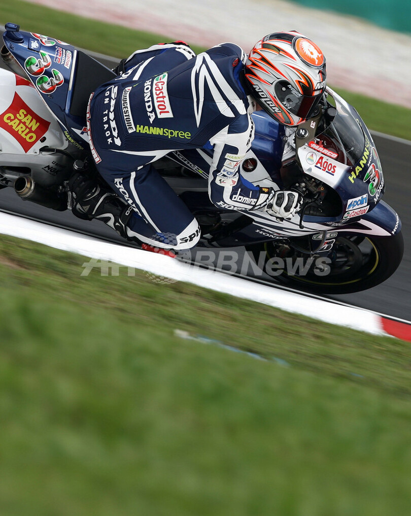 ストーナー マレーシアGP・フリー走行1回目でトップタイムを記録