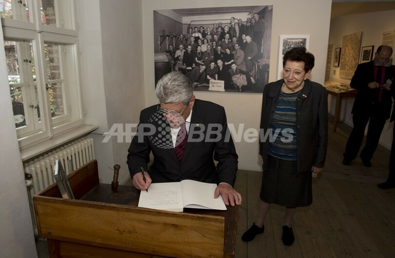 ドイツ「水晶の夜」から75年、大統領が博物館を訪問