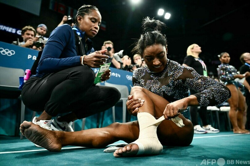 バイルス、複数メダル獲得へ絶好のスタート パリ五輪体操女子