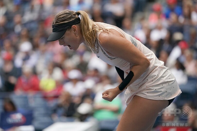 シャラポワ「ベストは尽くした」、GS復帰戦は4回戦敗退 全米OP