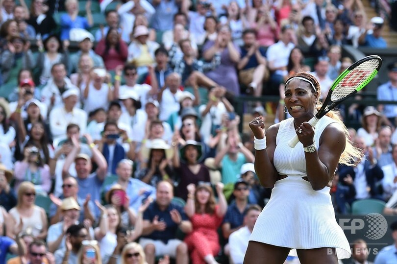 初戦突破のセレーナ、姉ヴィーナス破った15歳に太鼓判 ウィンブルドン