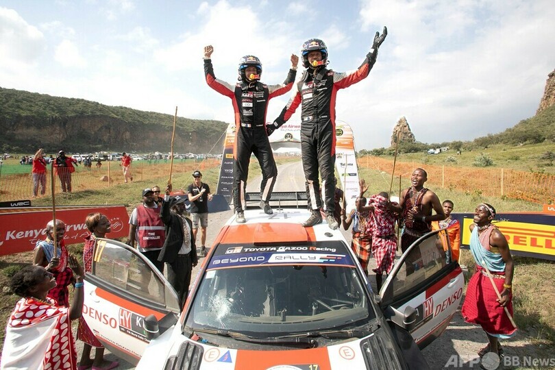 オジェがサファリ・ラリーV トヨタは4位まで独占