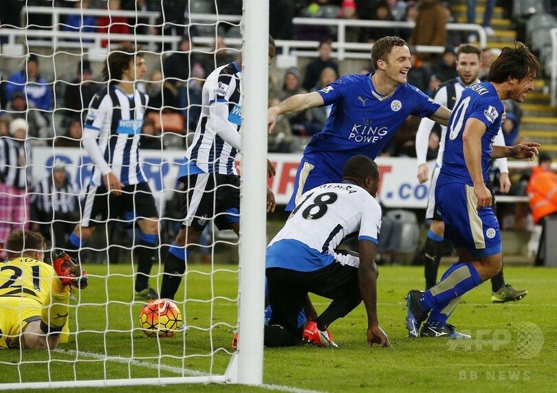 快勝レスター首位浮上―岡崎得点、バーディーはリーグタイ10戦連続弾