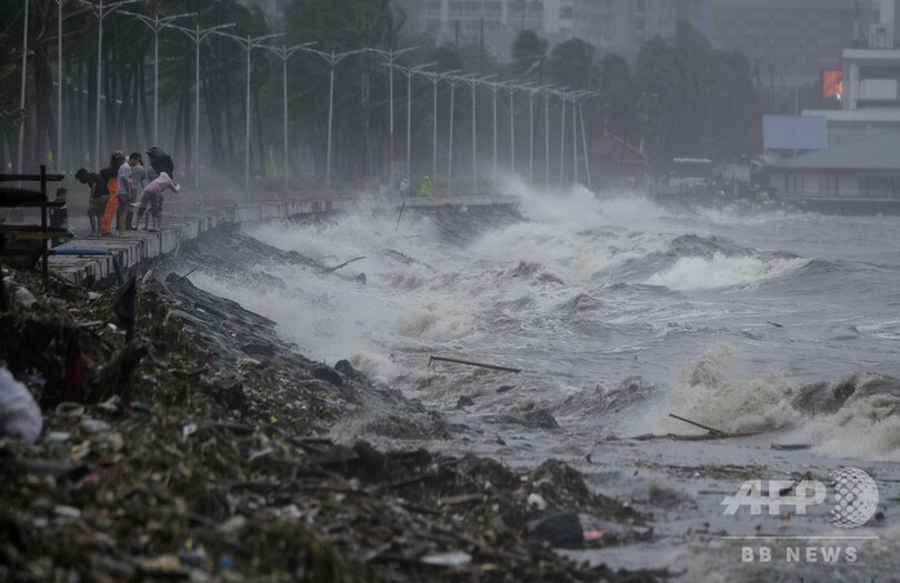 台風22号、フィリピンの死者49人に 強風伴い中国南岸へ
