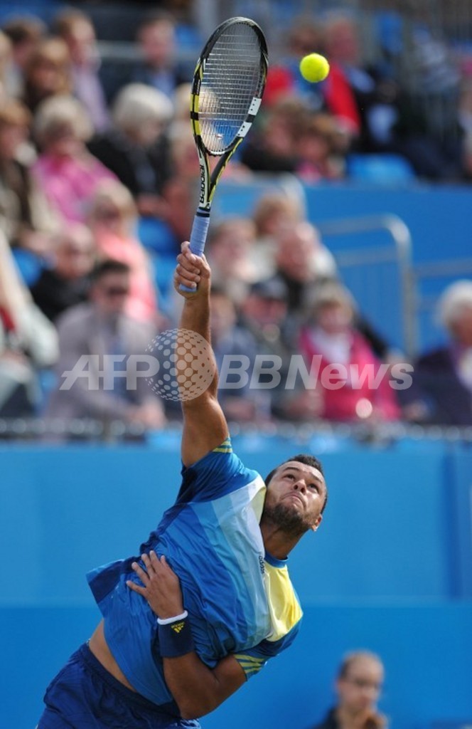 ツォンガが2回戦と3回戦を突破、ベスト8へ エイゴン選手権