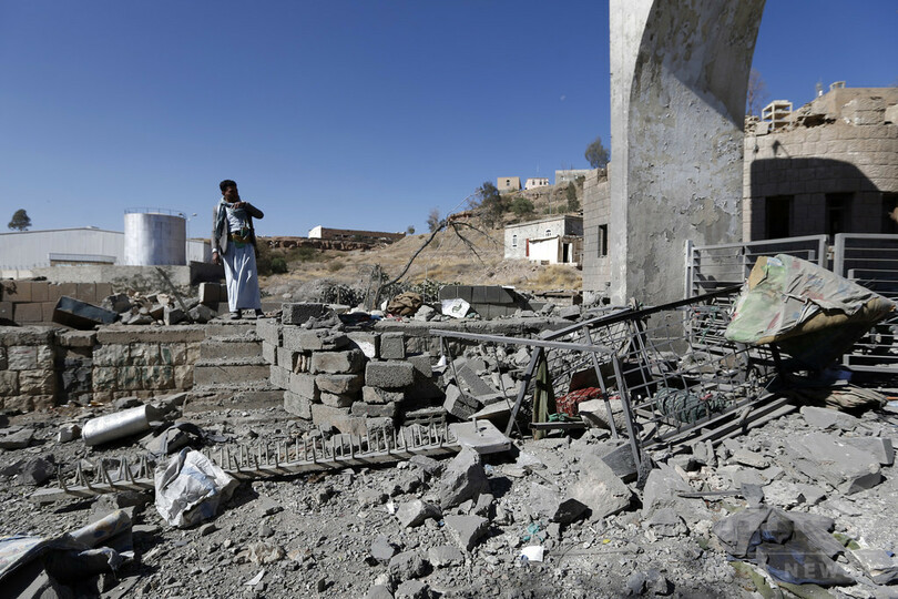 サウジ連合軍、イエメン反政府勢力系テレビ局を空爆 4人死亡