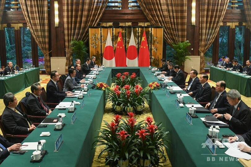 日中首相が会談、中国は経済協力の強化に意欲
