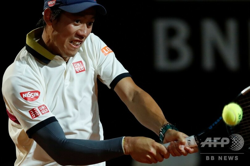 錦織圭、18歳の地元新星に苦杯 イタリア国際2回戦敗退