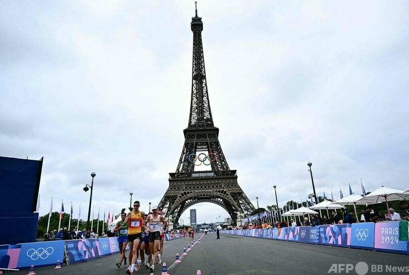 スペイン、初開催の混合競歩リレーで金メダル パリ五輪 