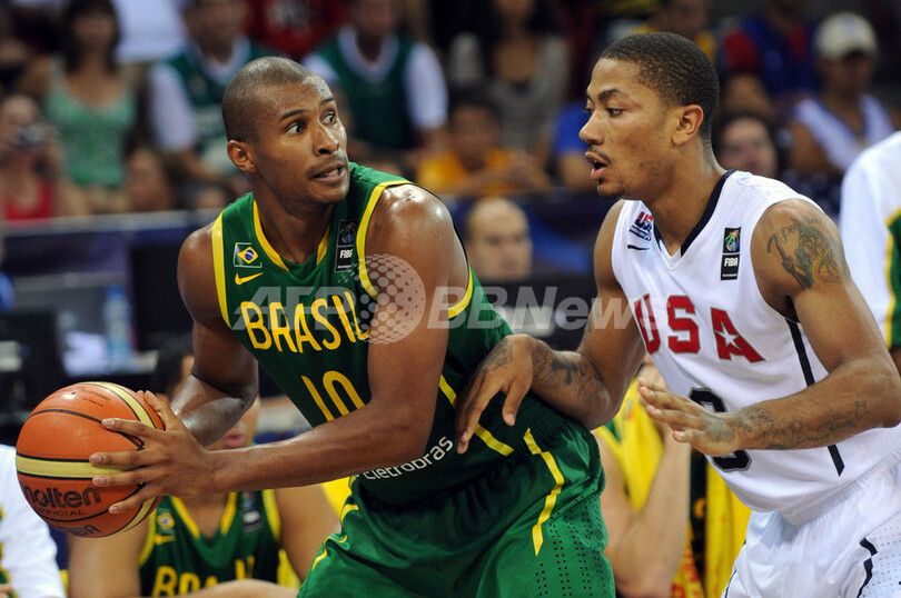 米国が3連勝、ブラジルに辛勝 世界バスケ