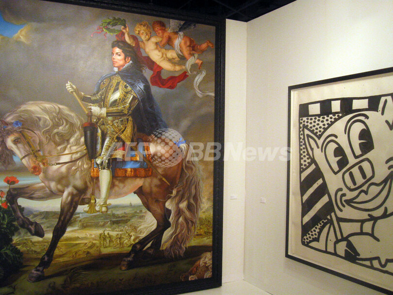 馬上の王に扮したM・ジャクソンの肖像画、1600万円で落札 米国