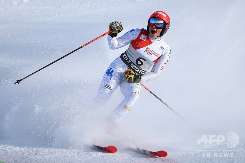 ブリニョネが優勝、シフリンは表彰台逃す アルペンW杯女子大回転