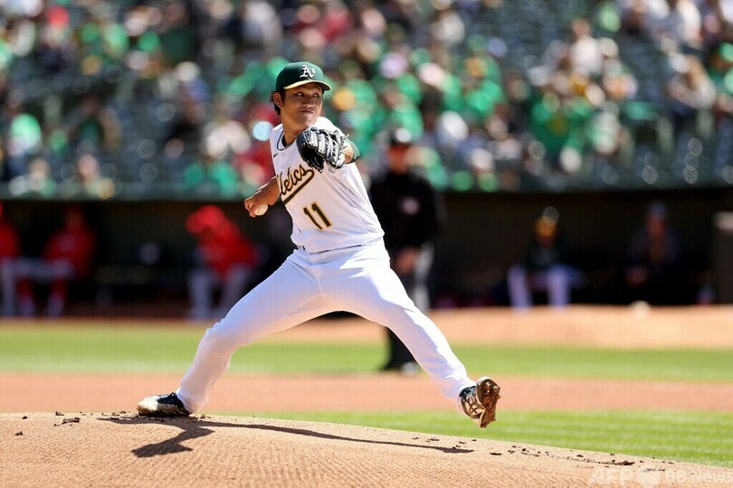 藤浪晋太郎、大リーグ初登板で8失点 大谷2安打2打点