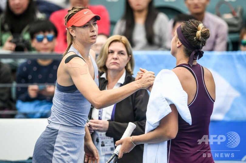 シャラポワ、全豪開幕前に負傷棄権 サバレンカが深センOP4強