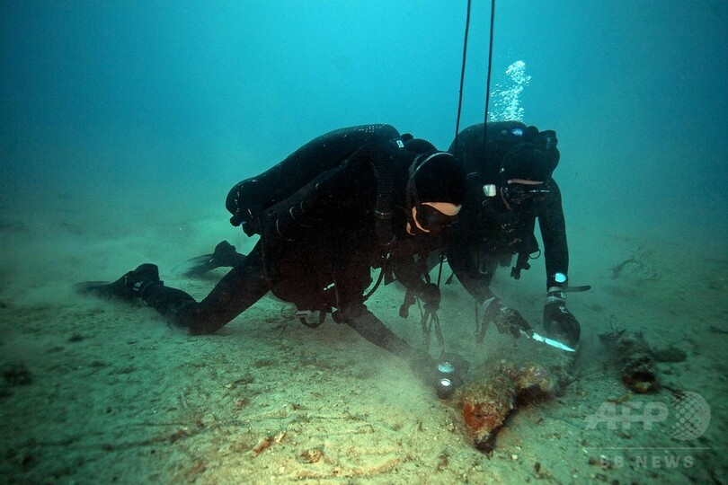 第2次世界大戦中の不発弾、仏海底から50発