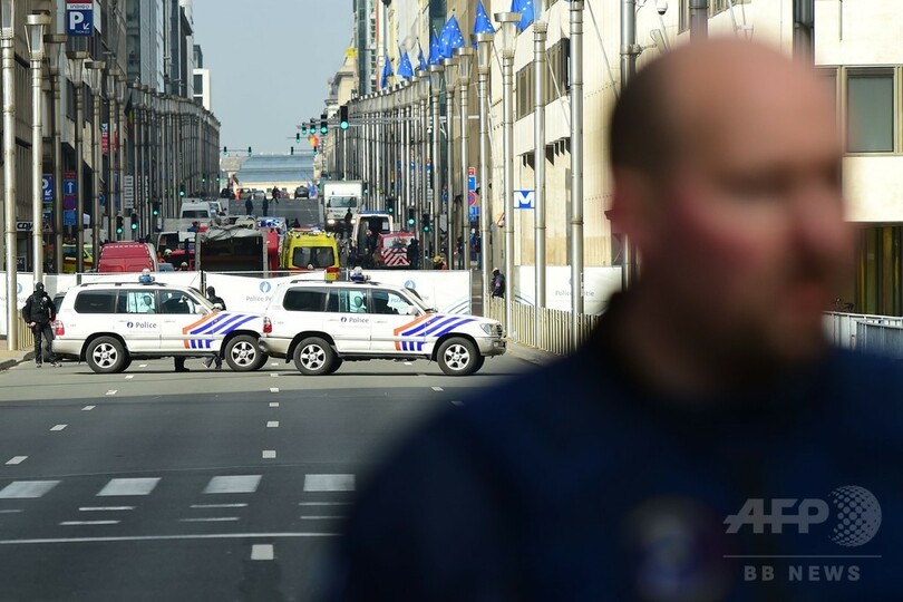 ベルギー首都、地下鉄駅でも爆発 約20人死亡