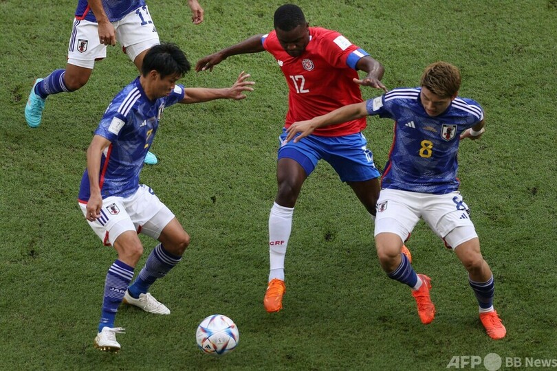 日本がコスタリカに敗れる、GL突破に痛い黒星 カタールW杯