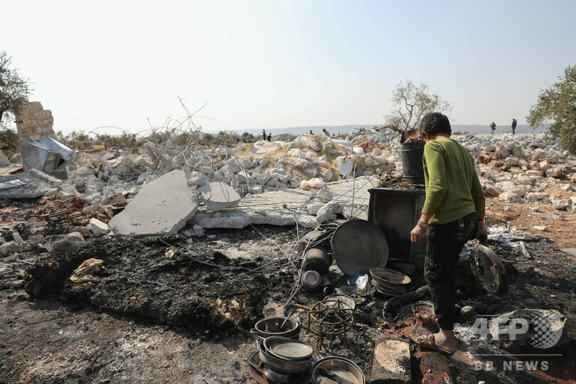 ヘリからの銃撃でIS関係者ら9人死亡、最高幹部の死と関連の可能性 シリア